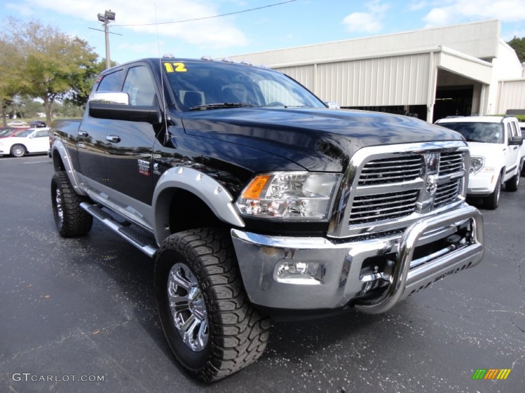 2012 Ram 2500 HD Laramie Crew Cab 4x4 - Black / Dark Slate photo #10