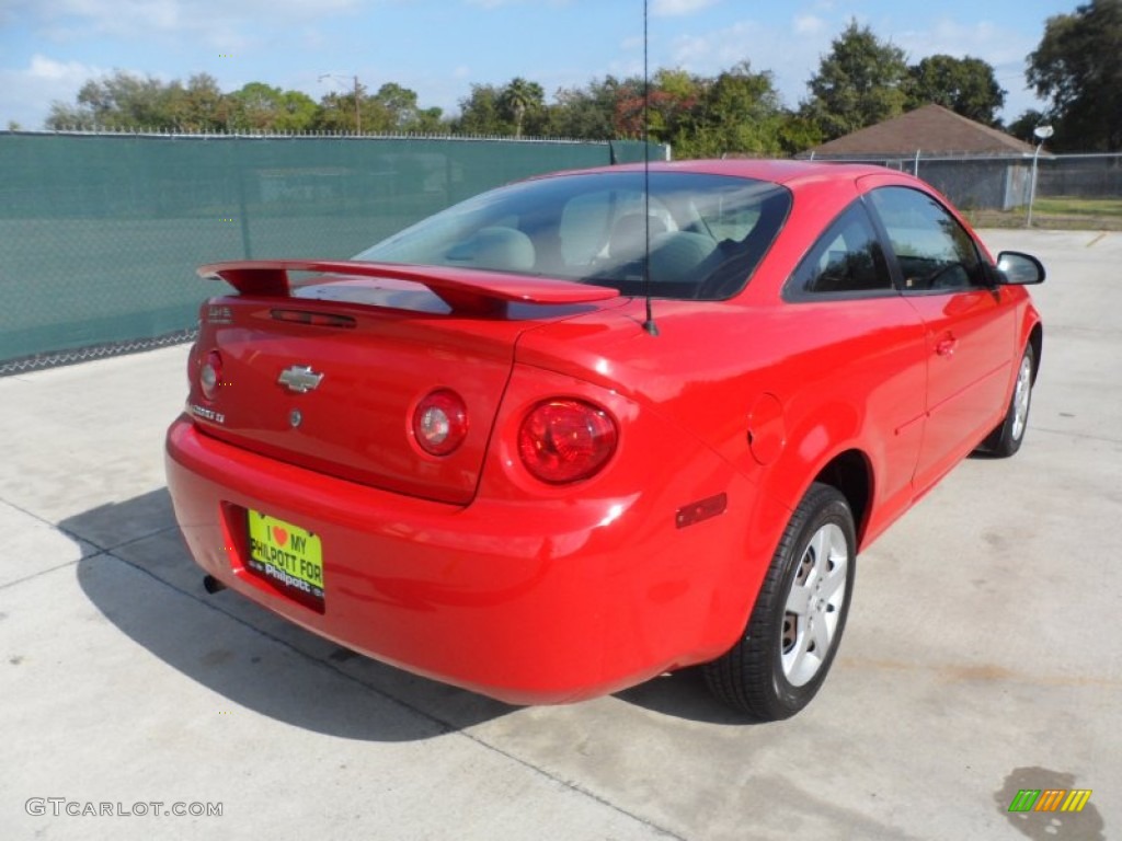 2007 Cobalt LT Coupe - Victory Red / Gray photo #3