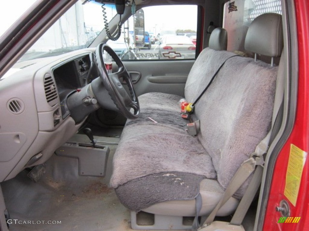 1998 C/K 3500 K3500 Regular Cab 4x4 Dump Truck - Victory Red / Gray photo #15