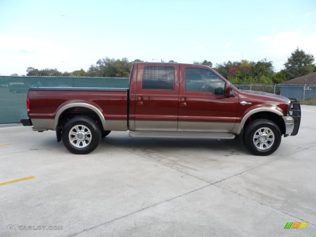 Dark Copper Metallic 2006 Ford F250 Super Duty King Ranch Crew Cab 4x4 Exterior Photo #55998202
