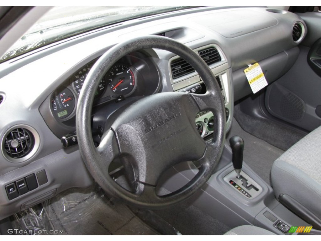 2004 Subaru Impreza Outback Sport Wagon Gray Dashboard Photo #55998441