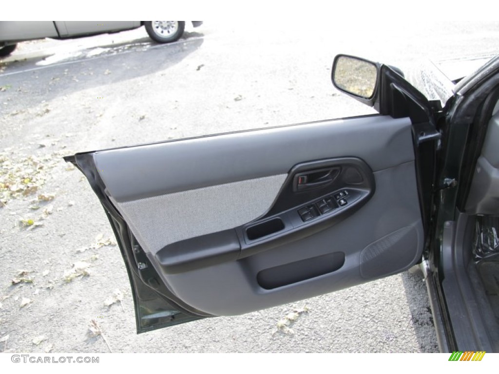 2004 Subaru Impreza Outback Sport Wagon Gray Door Panel Photo #55998450