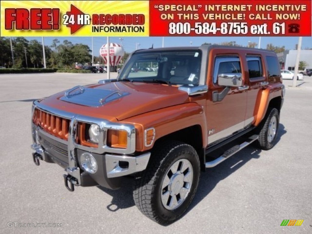 Desert Orange Metallic Hummer H3