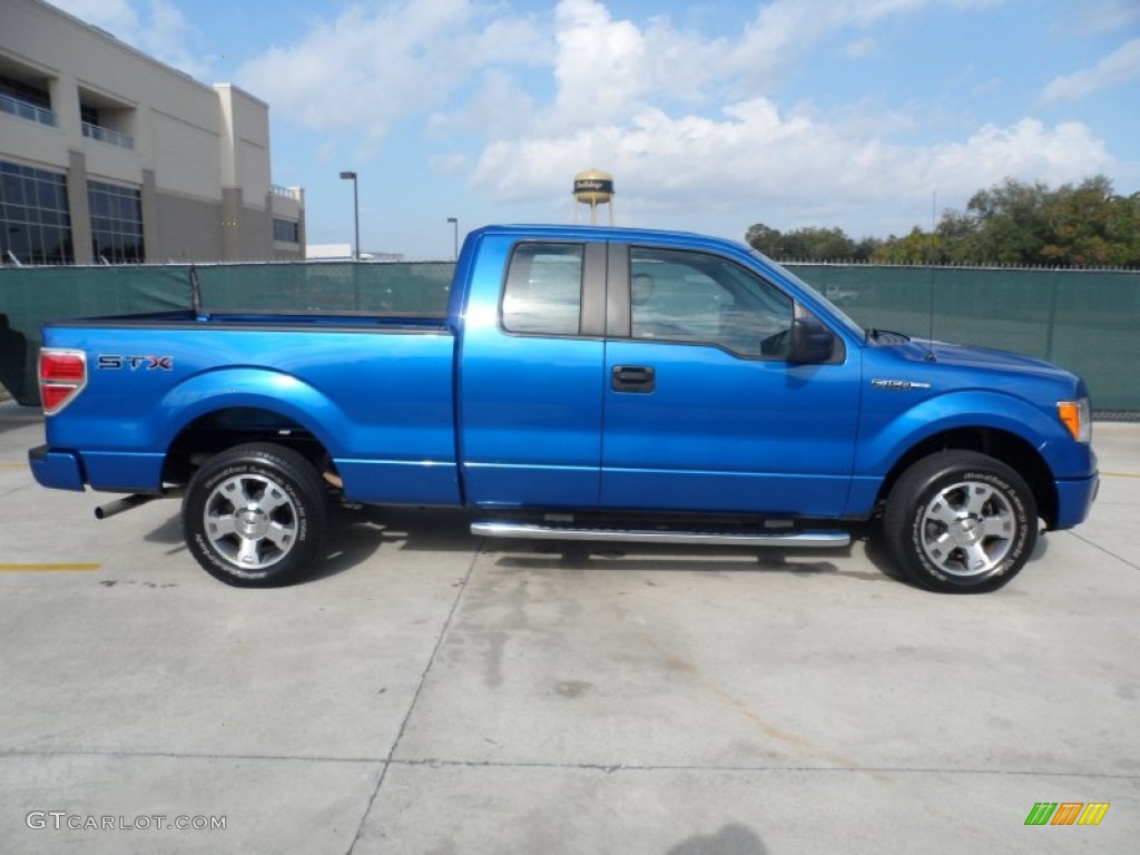 Blue Flame Metallic 2009 Ford F150 STX SuperCab Exterior Photo #55998936