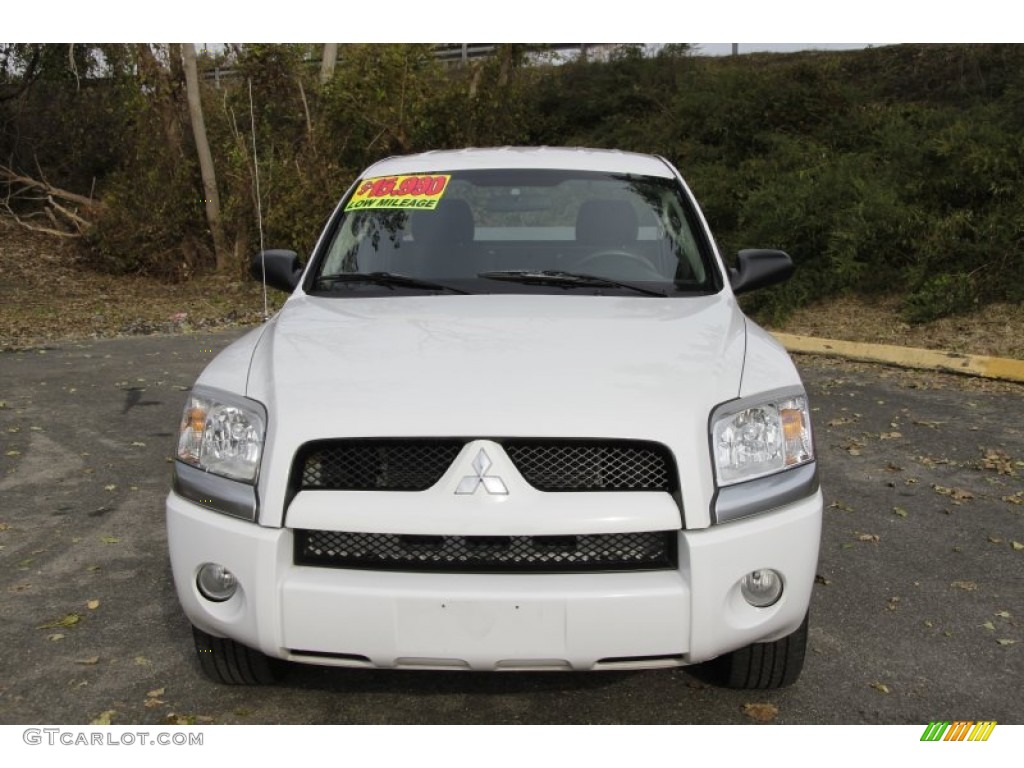 2008 Raider LS Extended Cab - Arctic White / Slate photo #2