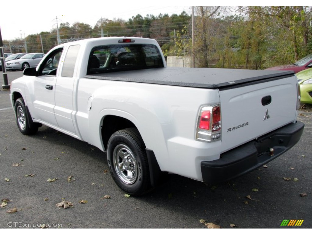 2008 Raider LS Extended Cab - Arctic White / Slate photo #11