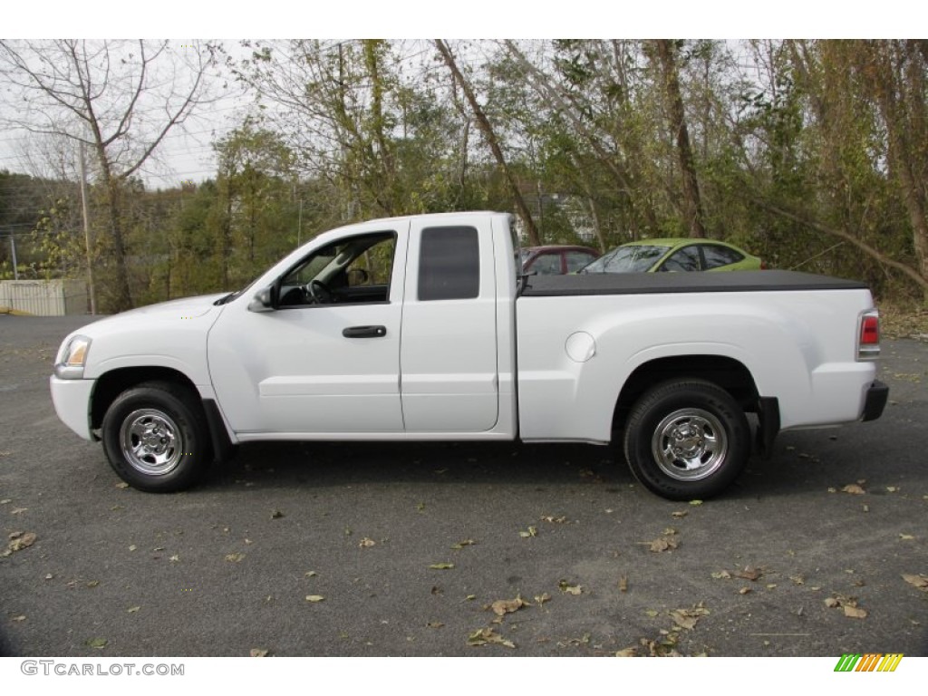 Arctic White 2008 Mitsubishi Raider LS Extended Cab Exterior Photo #55999168