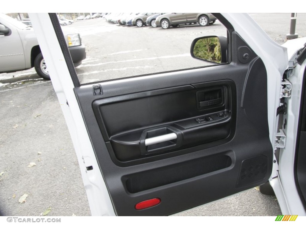 2008 Mitsubishi Raider LS Extended Cab Slate Door Panel Photo #55999193