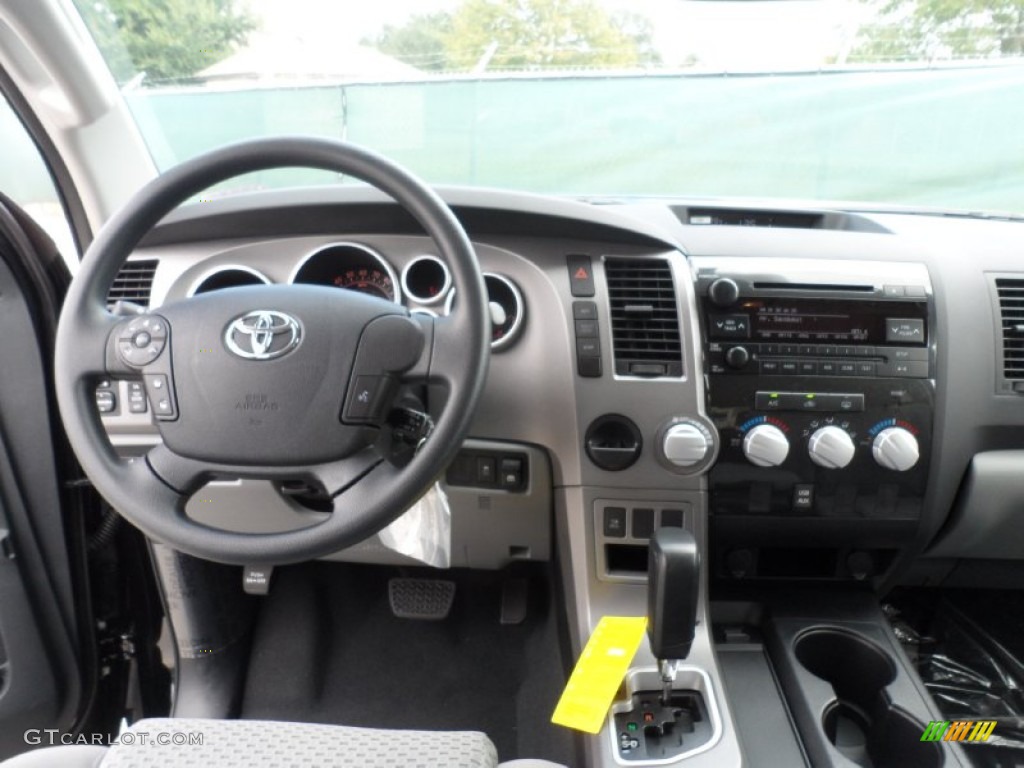2012 Toyota Tundra SR5 CrewMax Graphite Dashboard Photo #55999498