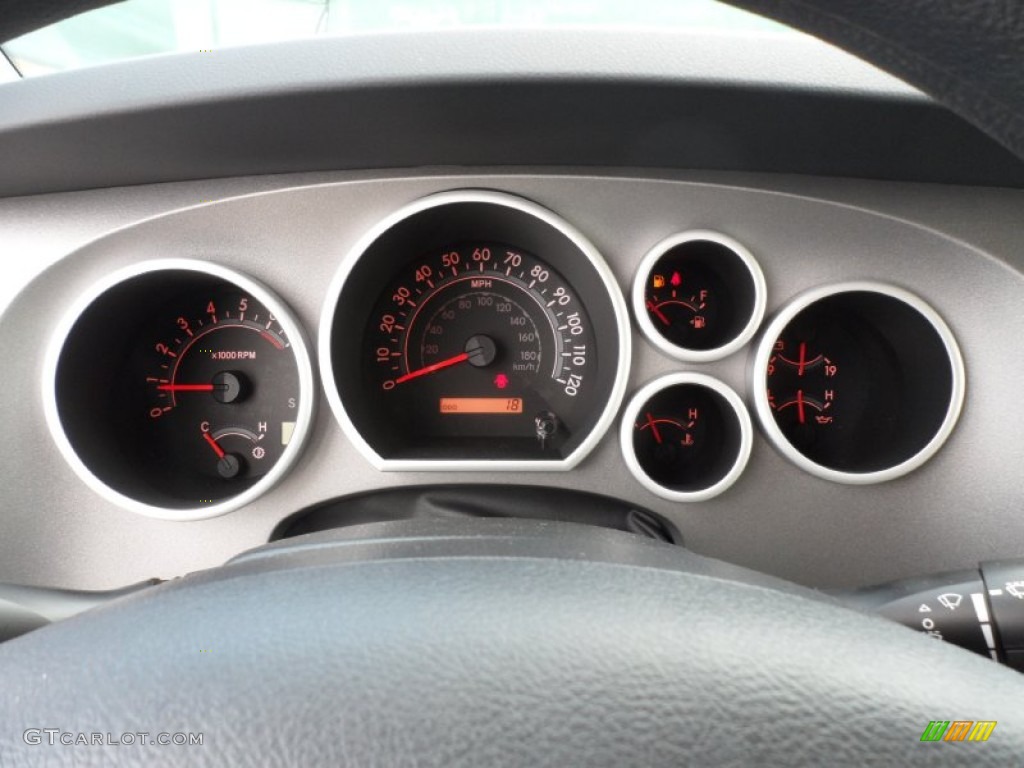 2012 Toyota Tundra SR5 CrewMax Gauges Photo #55999861