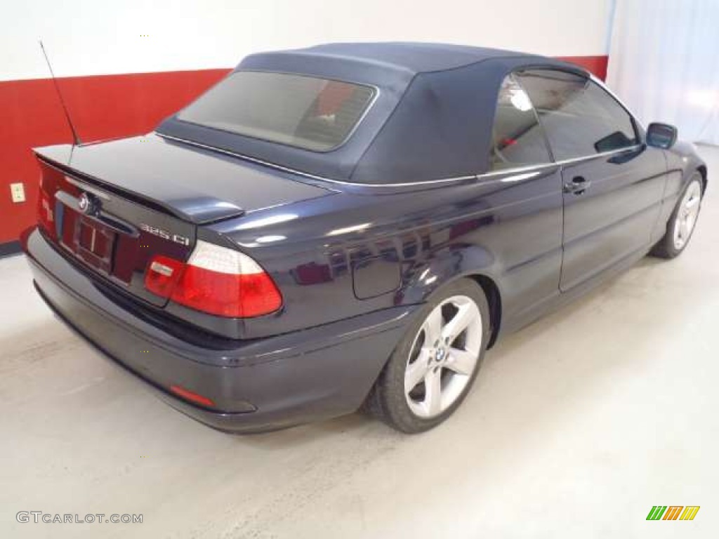 2004 3 Series 325i Convertible - Orient Blue Metallic / Natural Brown photo #4