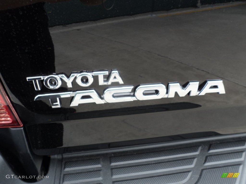 2012 Tacoma V6 Prerunner Double Cab - Black / Graphite photo #15