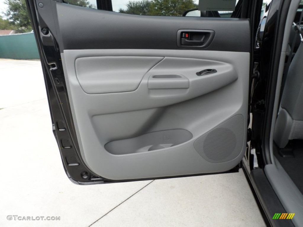 2012 Toyota Tacoma V6 Prerunner Double Cab Graphite Door Panel Photo #56000343