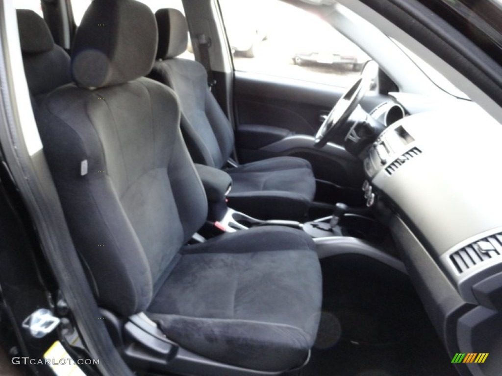 Black Interior 2008 Mitsubishi Outlander XLS 4WD Photo #56000468