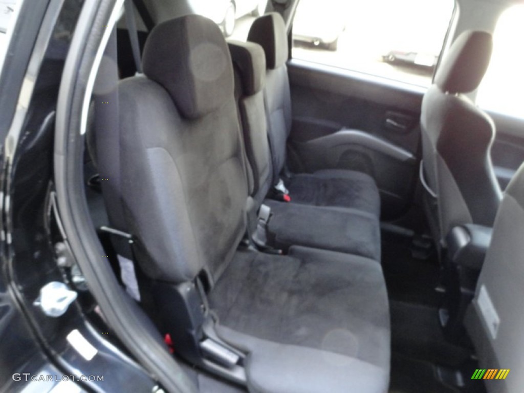 Black Interior 2008 Mitsubishi Outlander XLS 4WD Photo #56000488