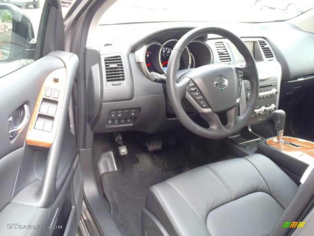 Black Interior 2012 Nissan Murano LE Platinum Edition Photo #56001034