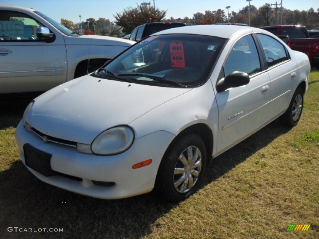 Bright White Dodge Neon