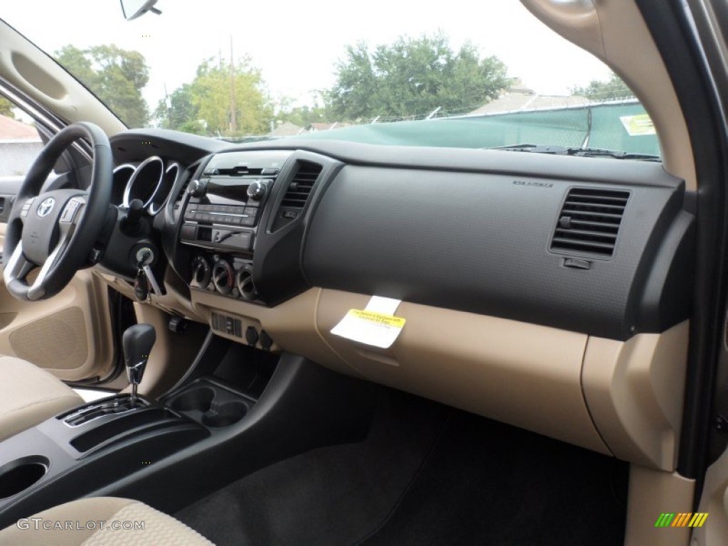 2012 Toyota Tacoma Prerunner Double Cab Sand Beige Dashboard Photo #56001553