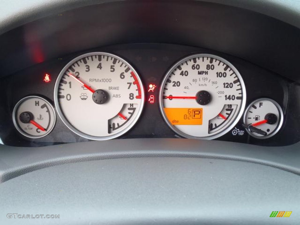 2012 Nissan Frontier SV Crew Cab Gauges Photo #56001604