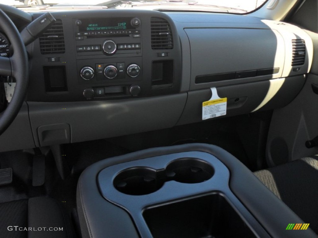 2012 Silverado 1500 Work Truck Extended Cab - Silver Ice Metallic / Dark Titanium photo #15