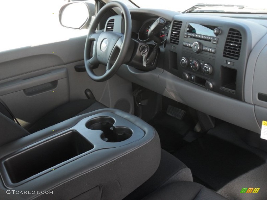 2012 Silverado 1500 Work Truck Extended Cab - Silver Ice Metallic / Dark Titanium photo #20