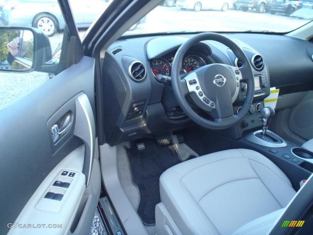 Gray Interior 2012 Nissan Rogue SL Photo #56002198
