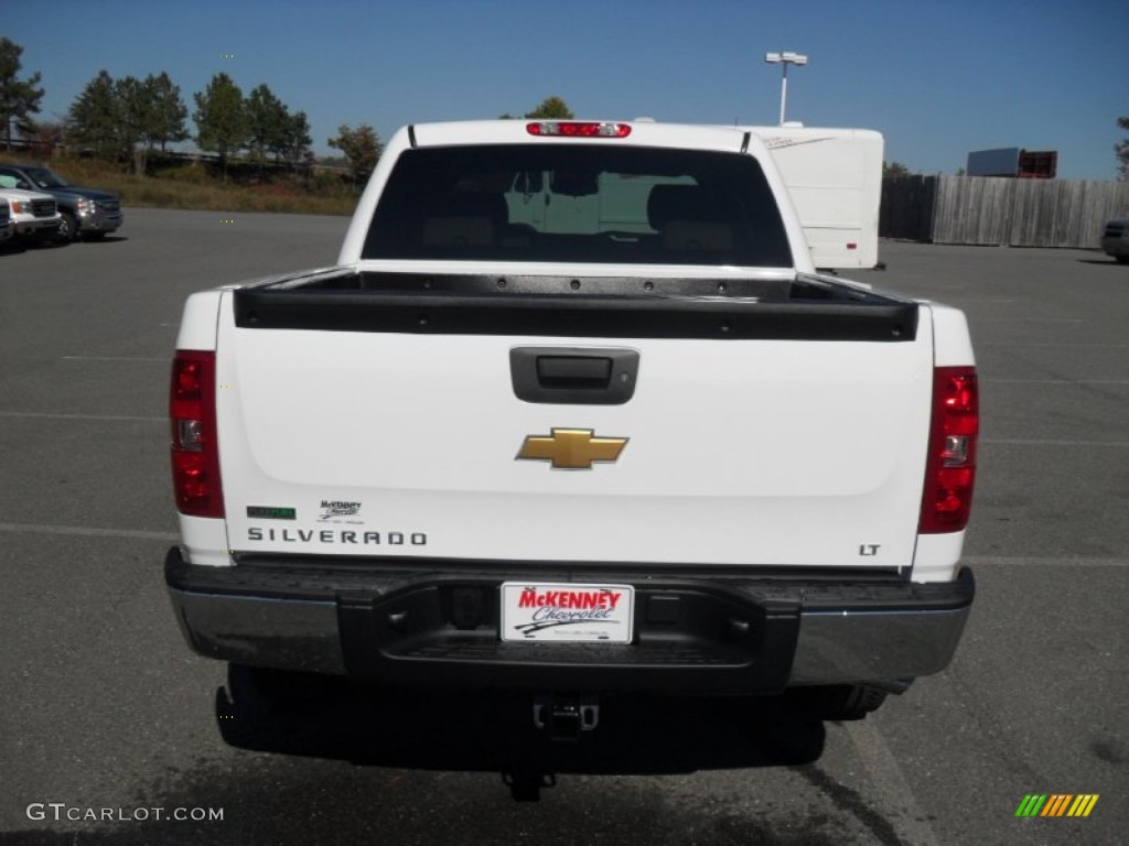 2012 Silverado 1500 LT Crew Cab - Summit White / Light Cashmere/Dark Cashmere photo #3