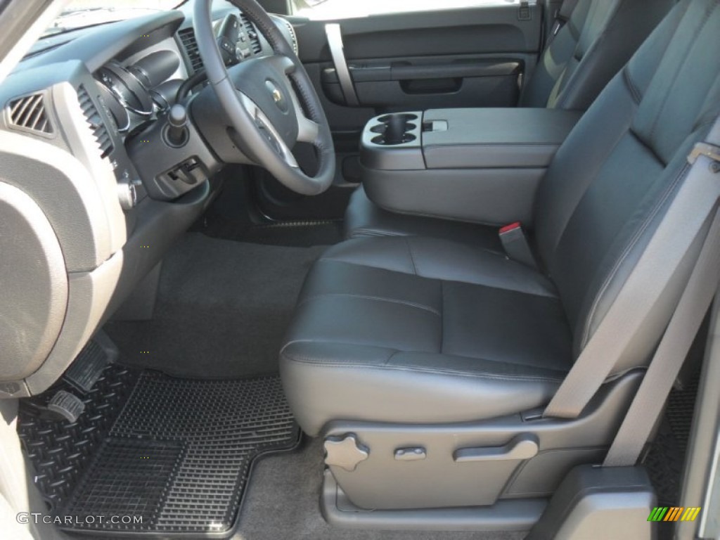 2012 Silverado 1500 LT Extended Cab - Blue Granite Metallic / Ebony photo #7