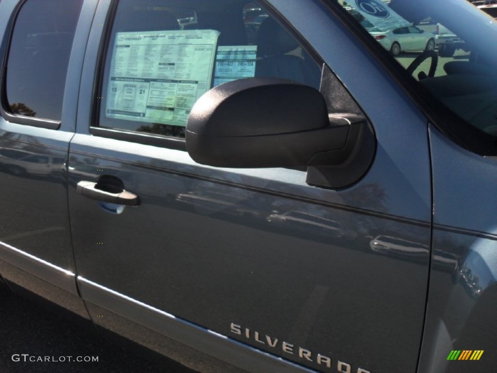 2012 Silverado 1500 LT Extended Cab - Blue Granite Metallic / Ebony photo #21