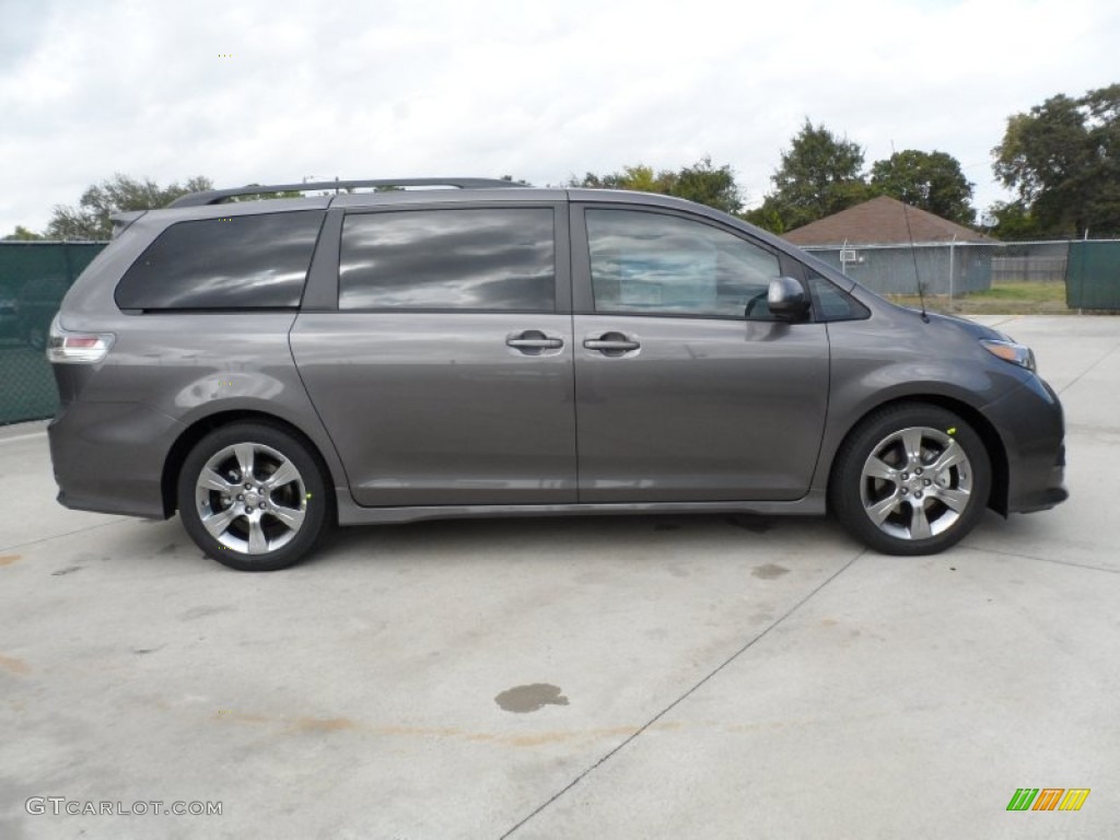 2012 Sienna SE - Predawn Gray Mica / Dark Charcoal photo #2