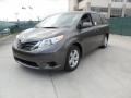 2012 Predawn Gray Mica Toyota Sienna LE  photo #7