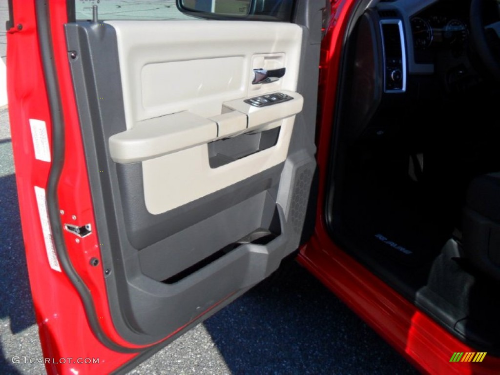 2012 Ram 1500 Big Horn Quad Cab 4x4 - Flame Red / Dark Slate Gray/Medium Graystone photo #8