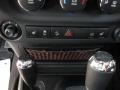 Black with Polar White Accents/Orange Stitching Controls Photo for 2012 Jeep Wrangler #56003592