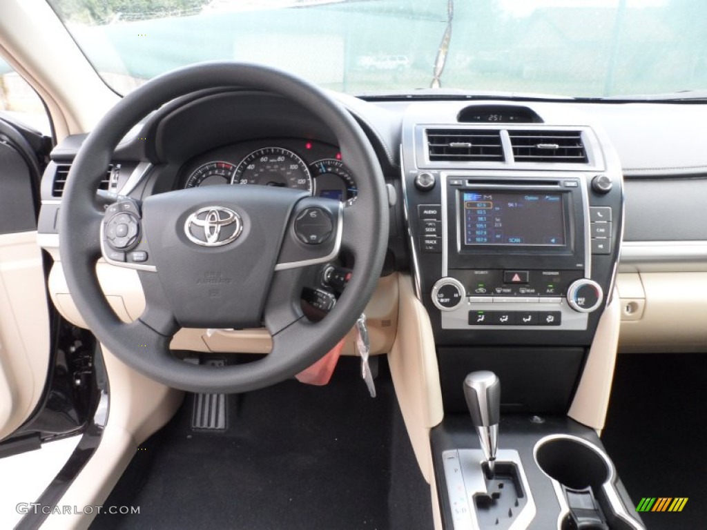 2012 Toyota Camry LE Ivory Dashboard Photo #56004073