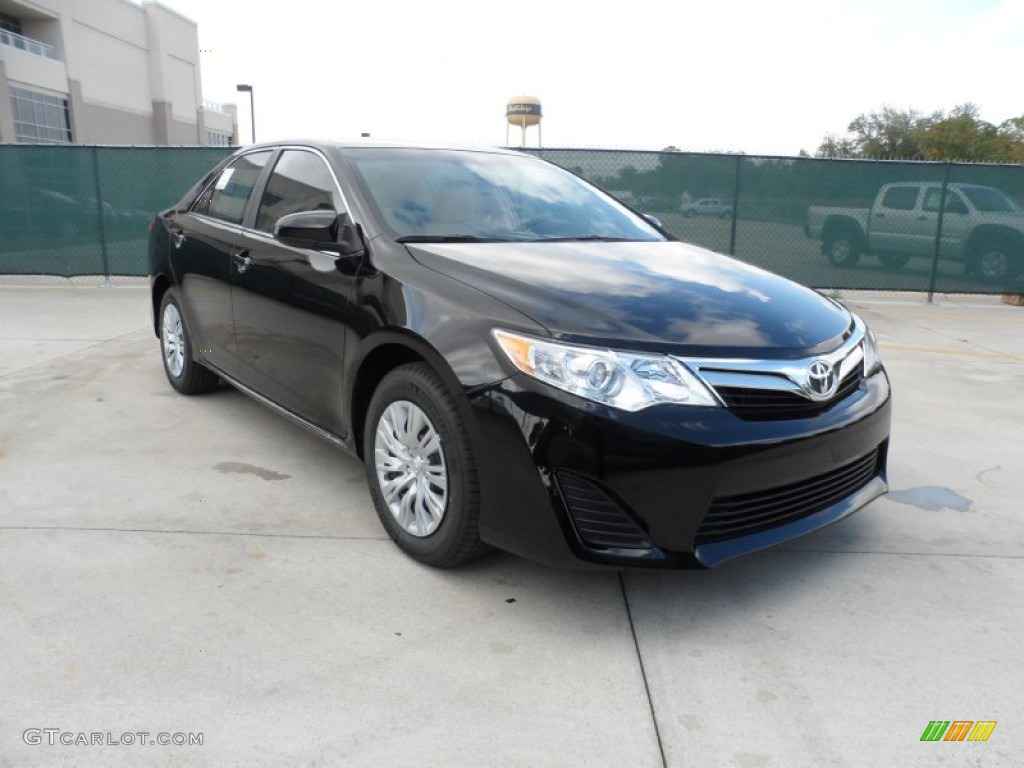 2012 Camry LE - Attitude Black Metallic / Ash photo #1