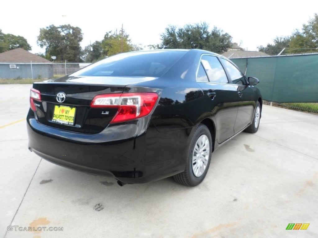 2012 Camry LE - Attitude Black Metallic / Ash photo #3