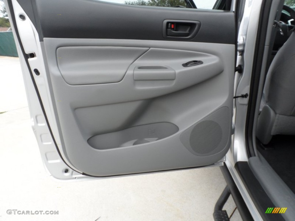 2012 Toyota Tacoma V6 TRD Double Cab 4x4 Graphite Door Panel Photo #56004472