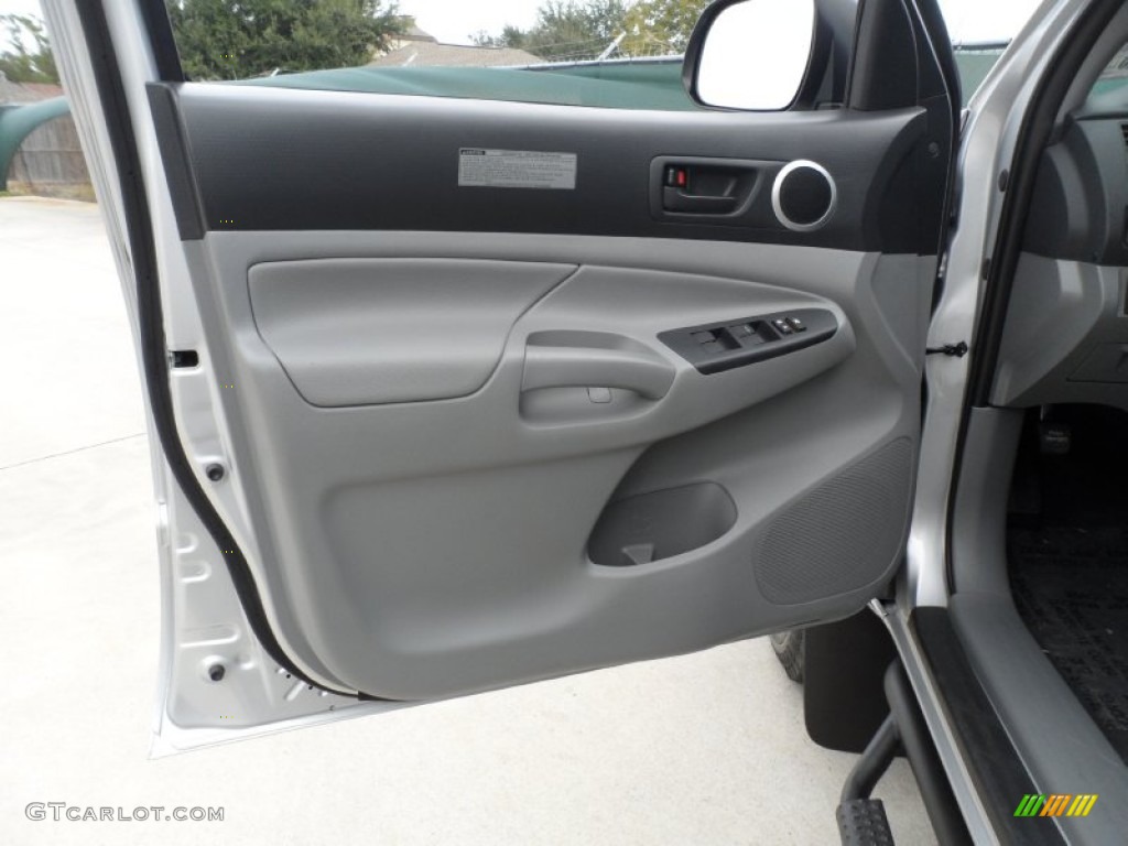 2012 Toyota Tacoma V6 TRD Double Cab 4x4 Graphite Door Panel Photo #56004478