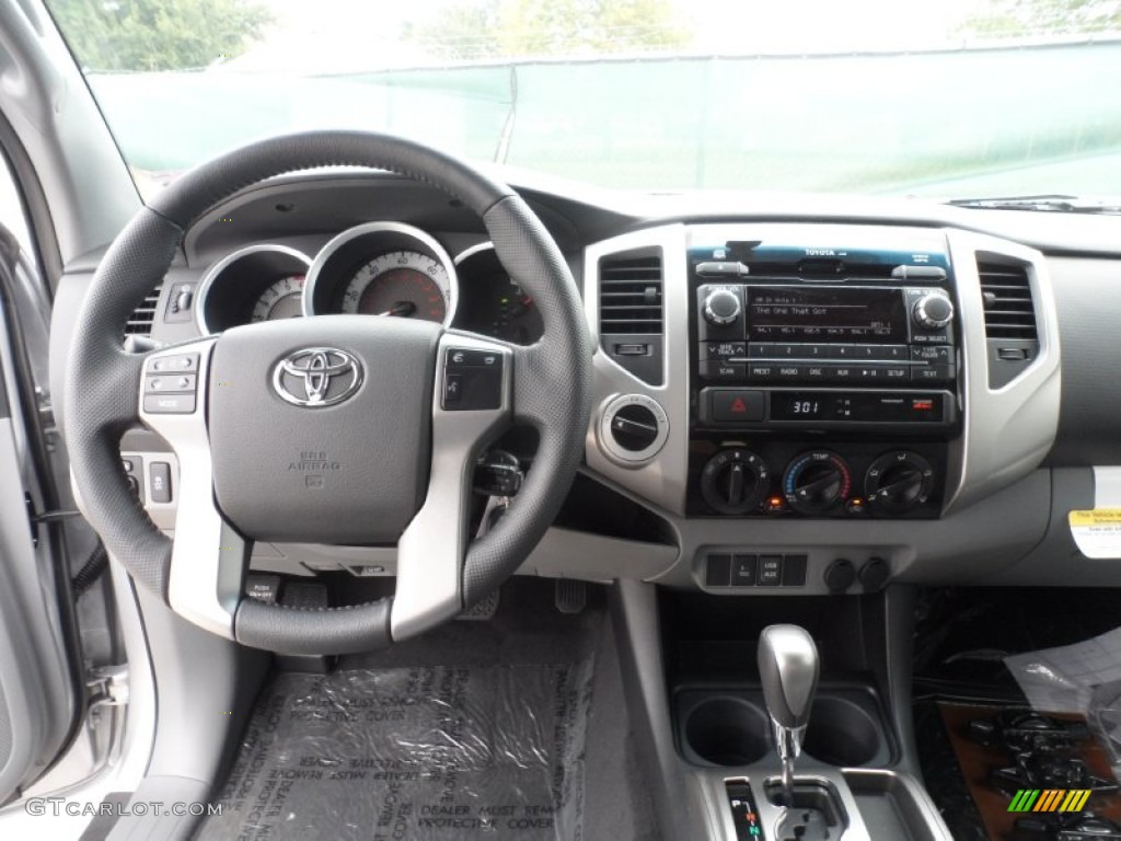 2012 Toyota Tacoma V6 TRD Double Cab 4x4 Graphite Dashboard Photo #56004490