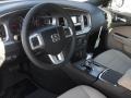 Black/Light Frost Beige Prime Interior Photo for 2012 Dodge Charger #56005123