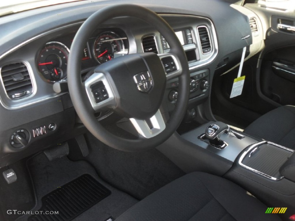 2012 Dodge Charger SE Black Dashboard Photo #56005276