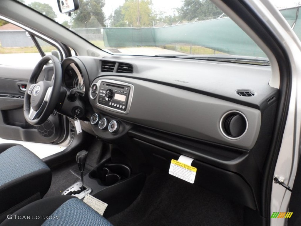 2012 Toyota Yaris SE 5 Door Dark Gray Dashboard Photo #56005378