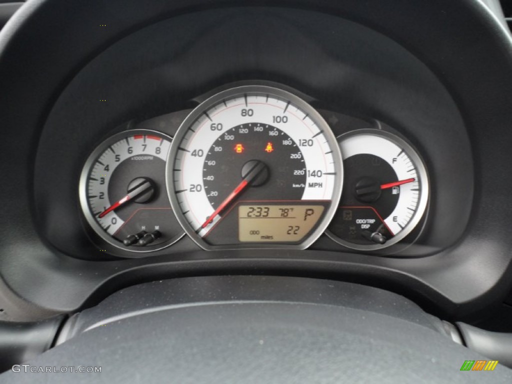 2012 Toyota Yaris SE 5 Door Gauges Photos