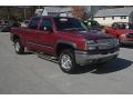 2004 Sport Red Metallic Chevrolet Silverado 1500 Z71 Crew Cab 4x4  photo #1