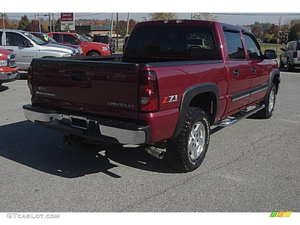 2004 Silverado 1500 Z71 Crew Cab 4x4 - Sport Red Metallic / Tan photo #3