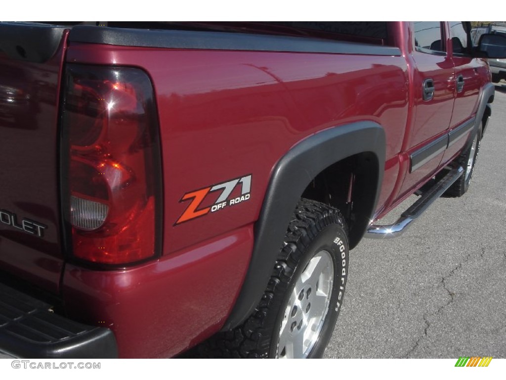 2004 Silverado 1500 Z71 Crew Cab 4x4 - Sport Red Metallic / Tan photo #7