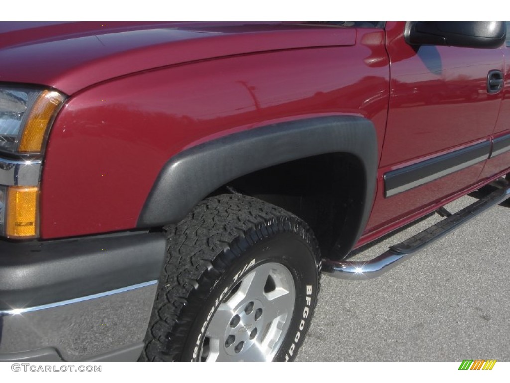 2004 Silverado 1500 Z71 Crew Cab 4x4 - Sport Red Metallic / Tan photo #43
