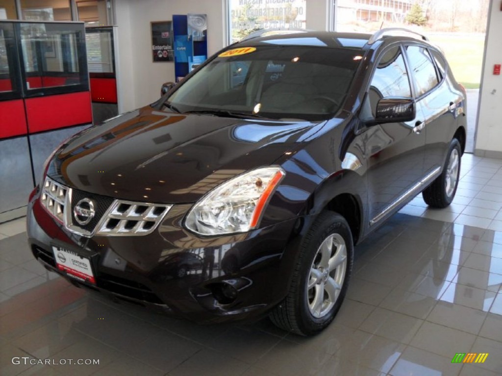 2011 Rogue SV AWD - Black Amethyst / Black photo #1