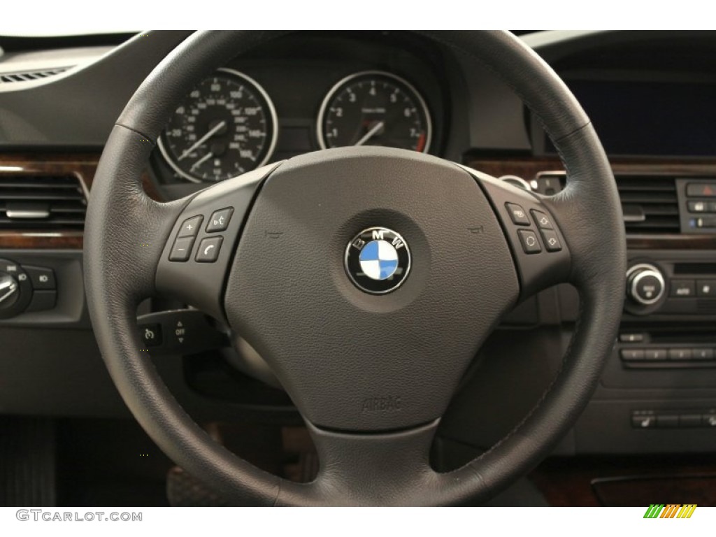 2009 3 Series 335xi Sedan - Space Grey Metallic / Black Dakota Leather photo #9