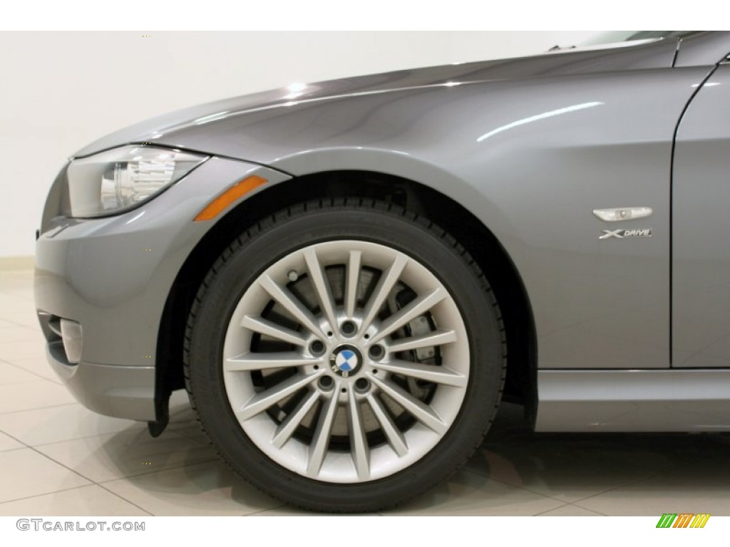 2009 3 Series 335xi Sedan - Space Grey Metallic / Black Dakota Leather photo #29